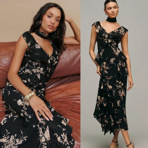 Reformation Dresses & Skirts - NWT Reformation Silvana Floral Print Dress